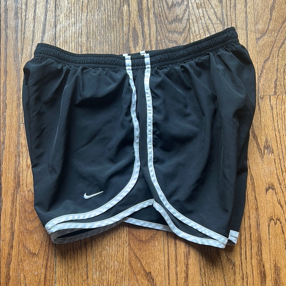 Nike Black Shorts with White Accents
